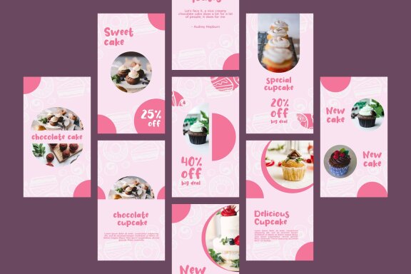 Cup Cake - Instagram Story Template