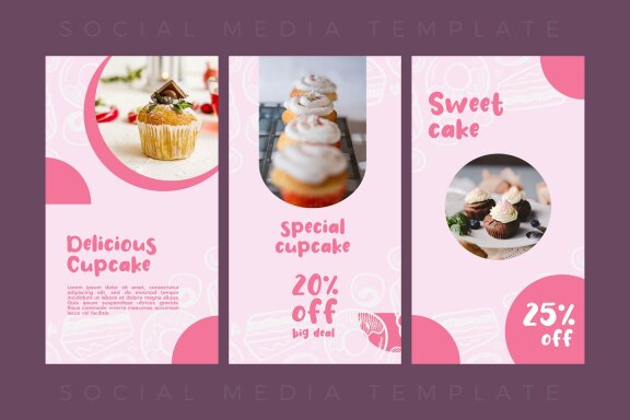 Cup Cake - Instagram Story Template
