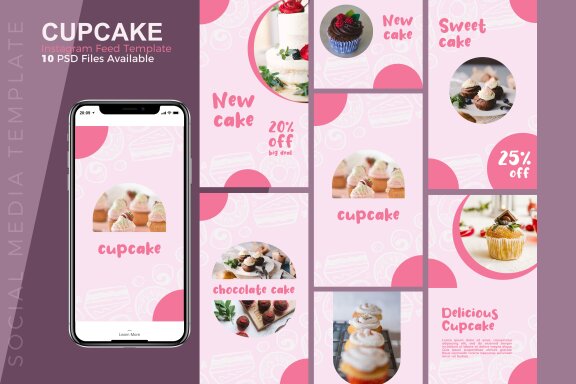 Cup Cake - Instagram Story Template