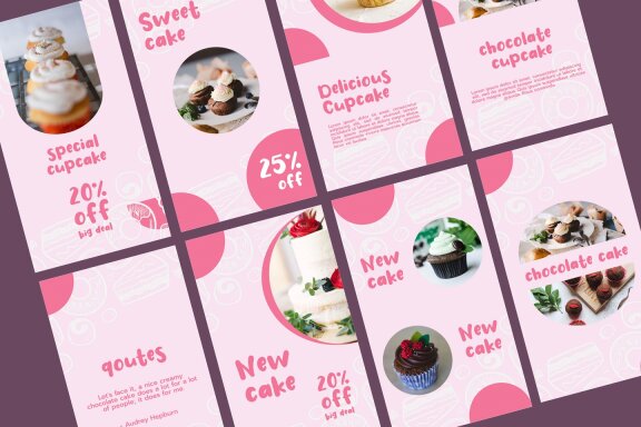 Cup Cake - Instagram Story Template
