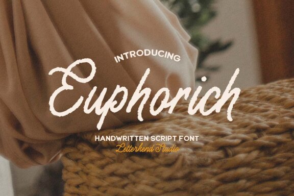 Euphorich - Handwritten Script Font