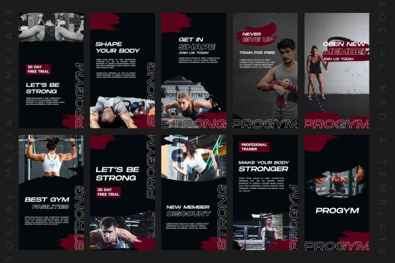 Progym - Instagram Story Template