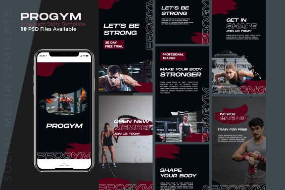Progym - Instagram Story Template