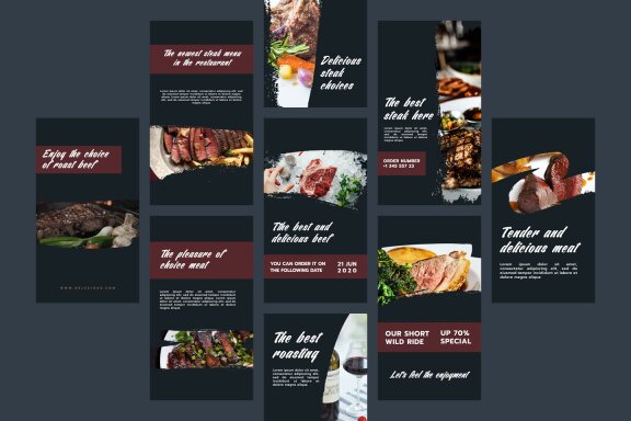 Steak - Instagram Story Template