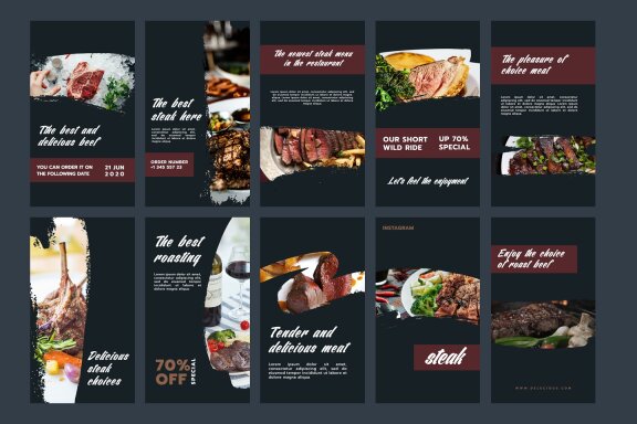 Steak - Instagram Story Template