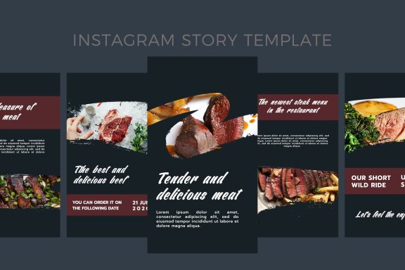 Steak - Instagram Story Template