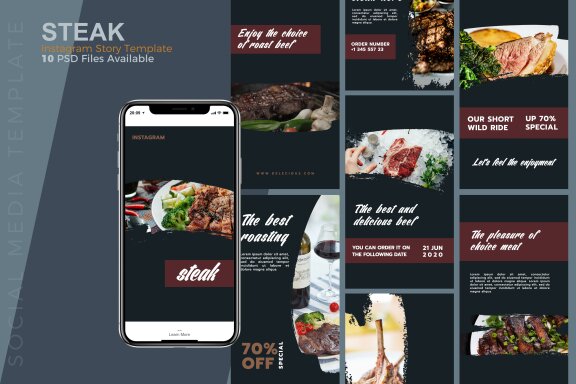 Steak - Instagram Story Template