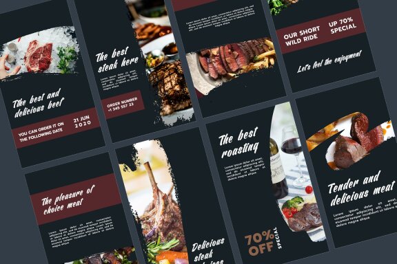 Steak - Instagram Story Template