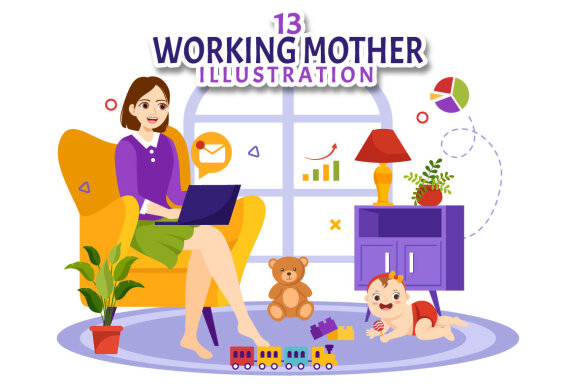 13 Working Mother Illustration