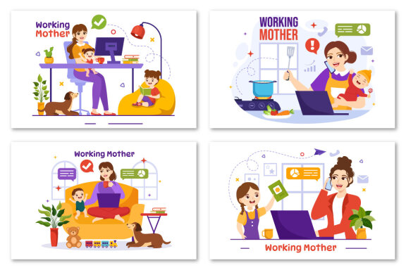 13 Working Mother Illustration