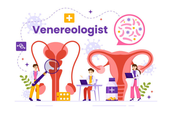 10 Venereologist Diagnostic Illustration