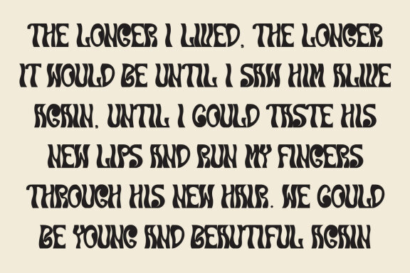 Allbine Experimental Display FREE Font