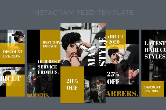 Barbers - Instagram Story Template