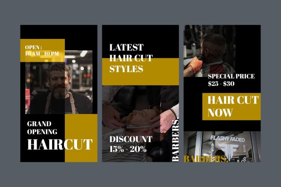 Barbers - Instagram Story Template