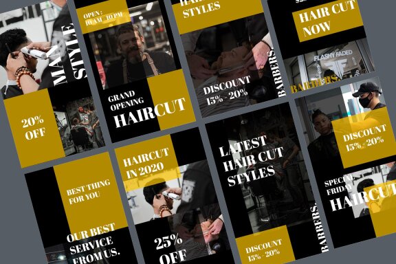 Barbers - Instagram Story Template