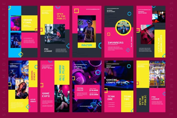 Razor - FREE Instagram Templates