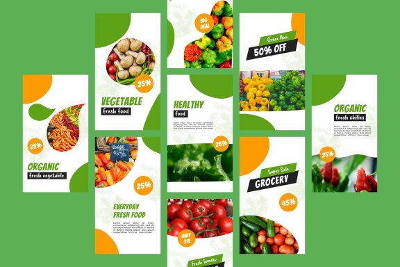 Vegetables - Instagram Story Template