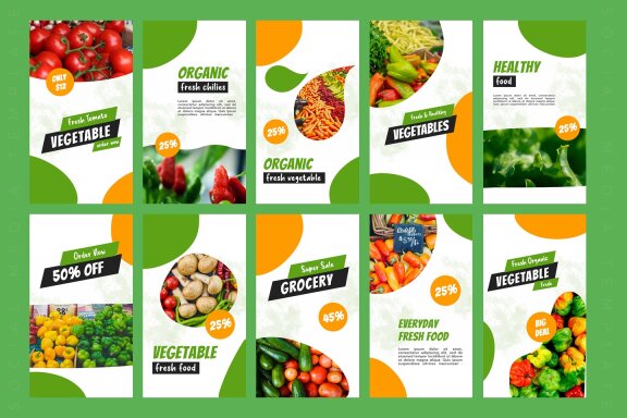 Vegetables - Instagram Story Template
