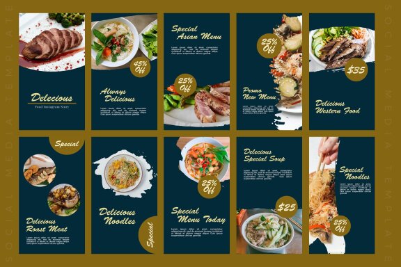 Delicious - Instagram Story Template