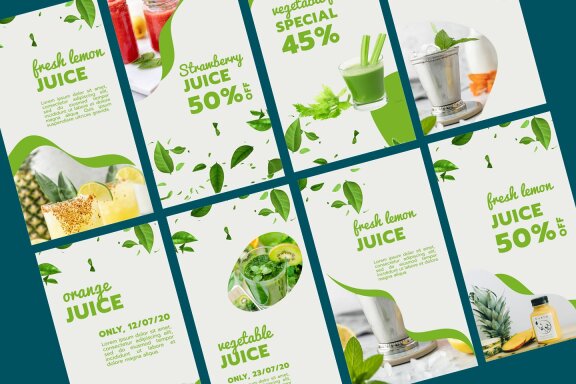 Healthy Food - Instagram Story Template
