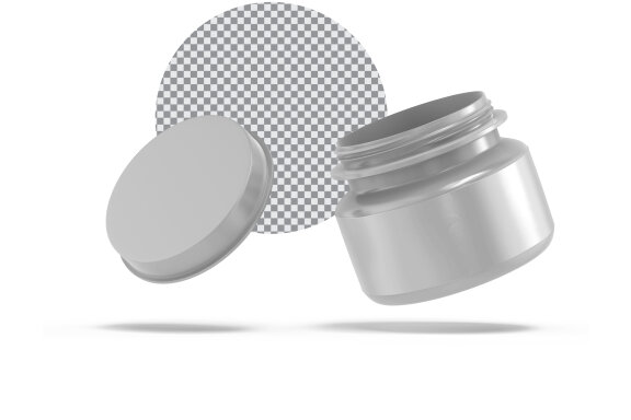 Plastic Jar Mockup