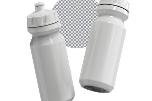 Two Sport Bottle Mockup
