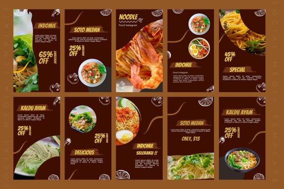 Noodles - Instagram Story Template