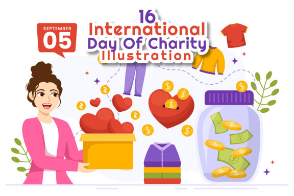 16 International Day of Charity Illustration