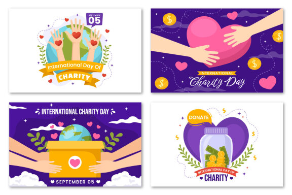 16 International Day of Charity Illustration