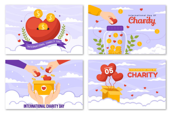 16 International Day of Charity Illustration
