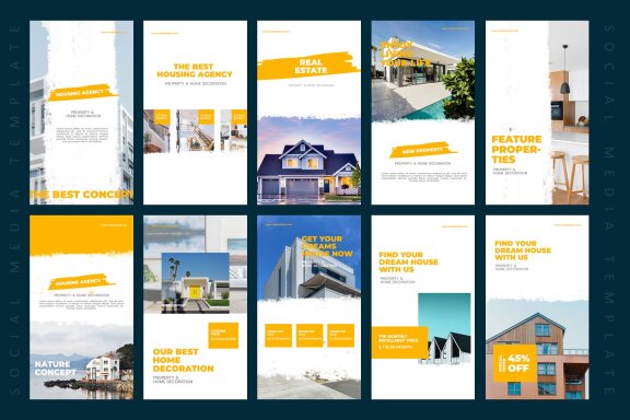 Real Estate - Free Instagram Story Template