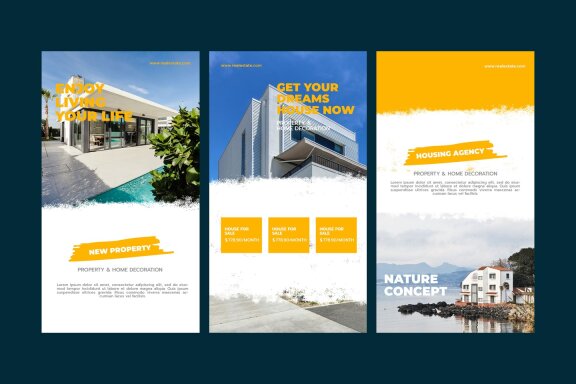 Real Estate - Free Instagram Story Template