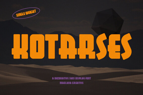 Kotarses Decorative Sans Display Font