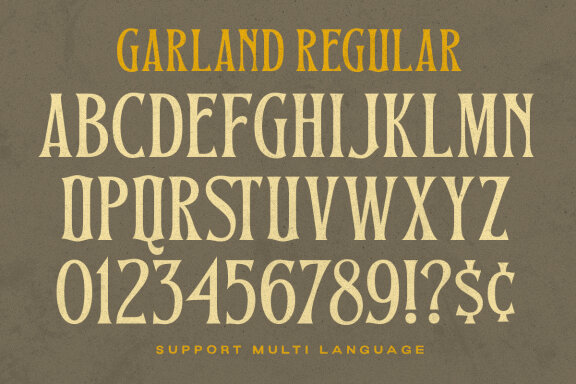 Garland - Classic Font Duo
