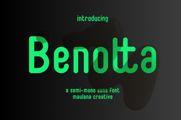 Benotta Semi Mono Sans Font