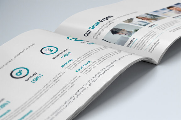 Company Profile Landscape Template