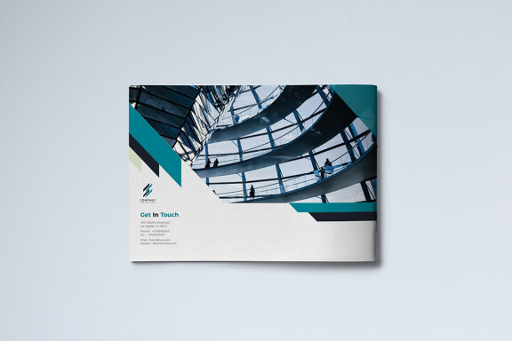 Company Profile Landscape Template