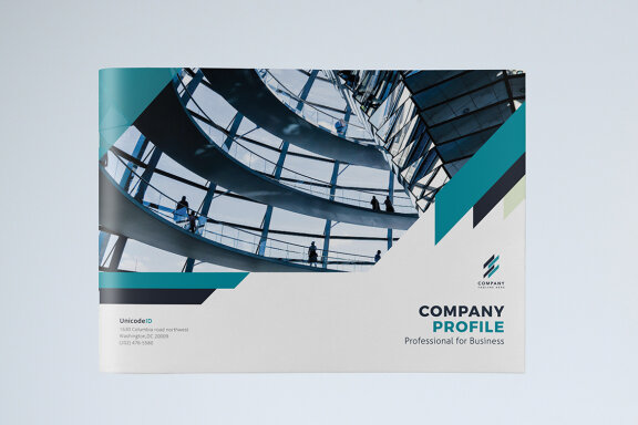 Company Profile Landscape Template
