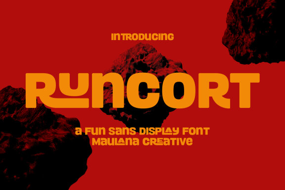 Runcort Fun Sans Display Font