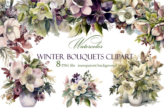 Christmas & Winter Floral collection