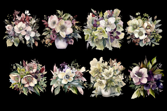 Christmas & Winter Floral collection