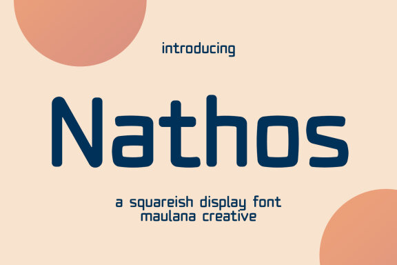 Nathos Squareish FREE Font