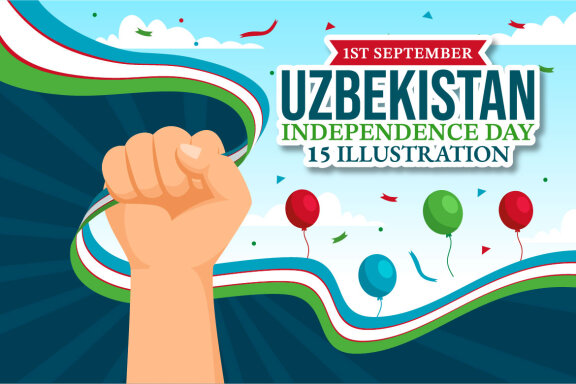 15 Uzbekistan Independence Day Illustration