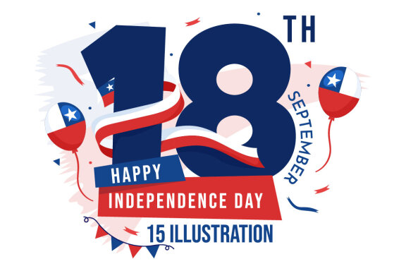 15 Chile Independence Day Illustration