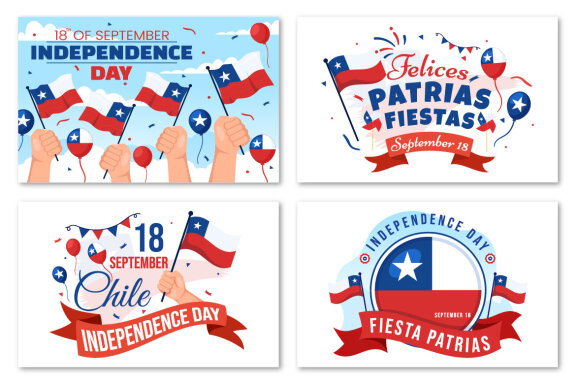 15 Chile Independence Day Illustration