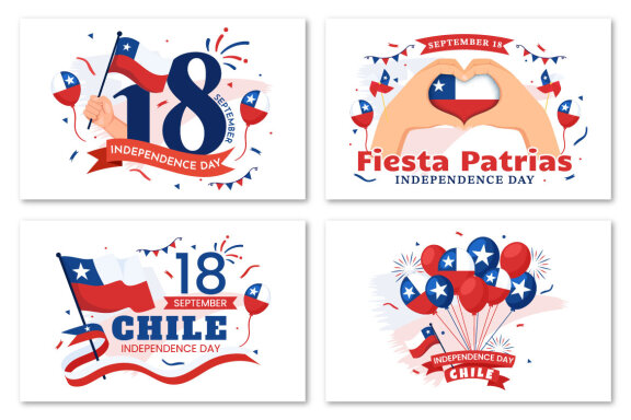 15 Chile Independence Day Illustration