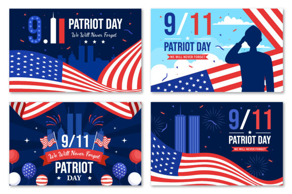 20 USA Patriot Day Illustration
