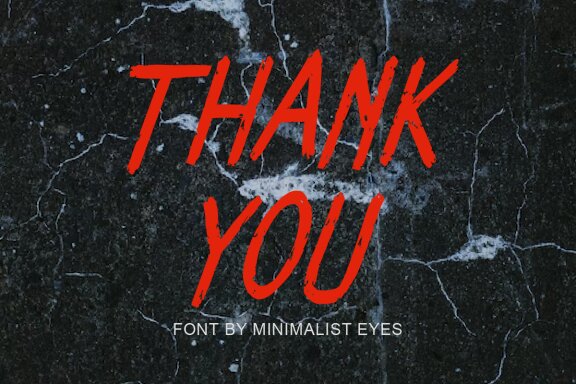 Jangkung - Wild Brush Font