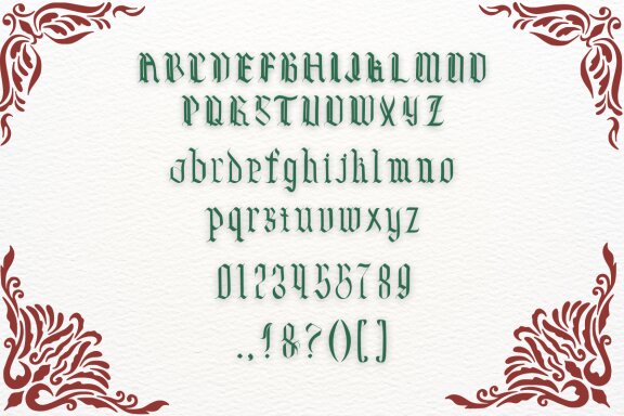 Destroys - Blackletter Typeface