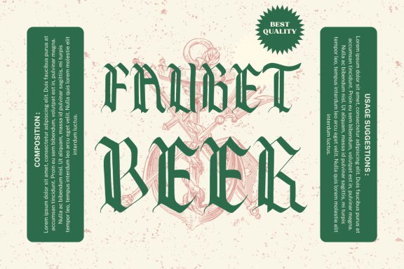 Destroys - Blackletter Typeface